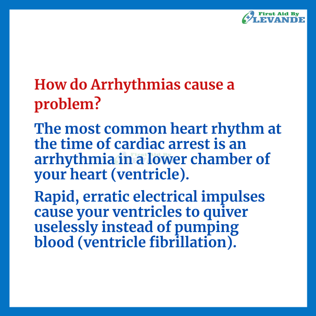 How does cardiac arrest occurs